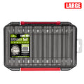 LUXE LINE Fishing Tackle Box – 14-Compartment Double-Sided Lure & Hook Organizer