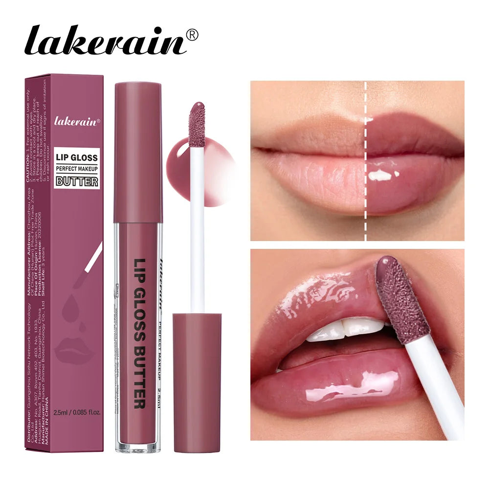 Lakerain Butter Lip Gloss Long-Lasting