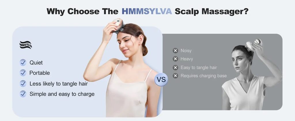 LUXE LINE Electric Scalp Massager Handheld