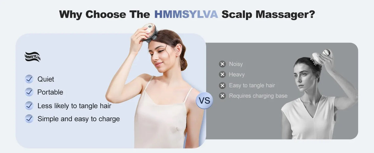 LUXE LINE Electric Scalp Massager Handheld