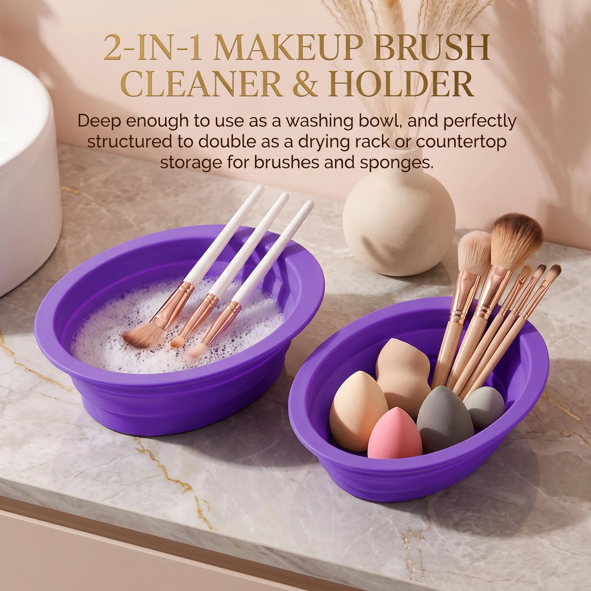 LUXE LINE Silicone Makeup Brush Cleaning Mat