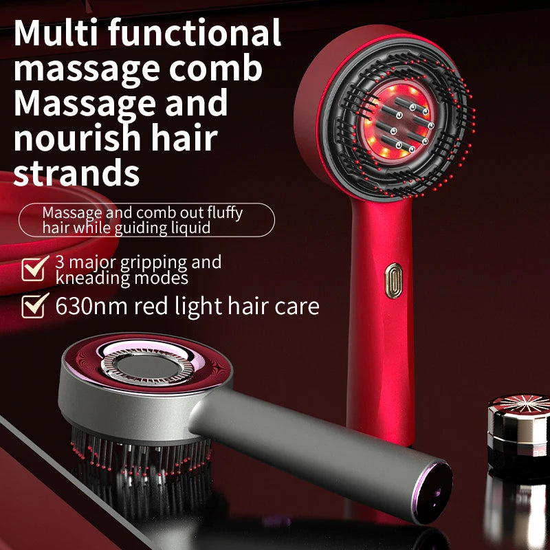 LUXE LINE Scalp Massage Comb with Red Light