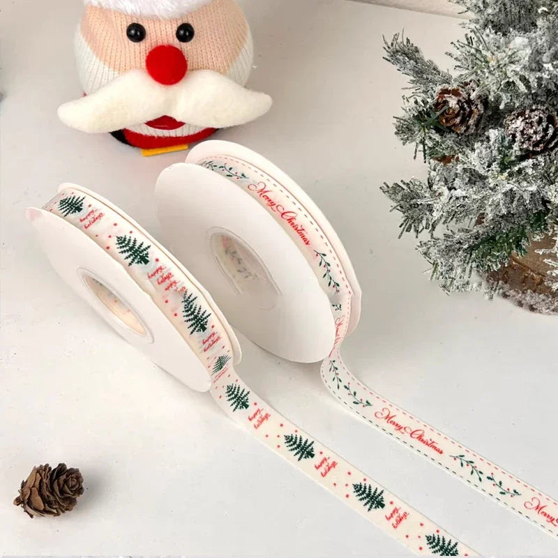 25-Yard Christmas Tree Ribbon (15mm)