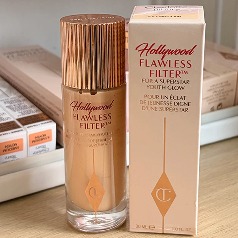 LUXE LINE Charlotte 4-Color Liquid Foundation & Air Cushion – Micro Light Concealer