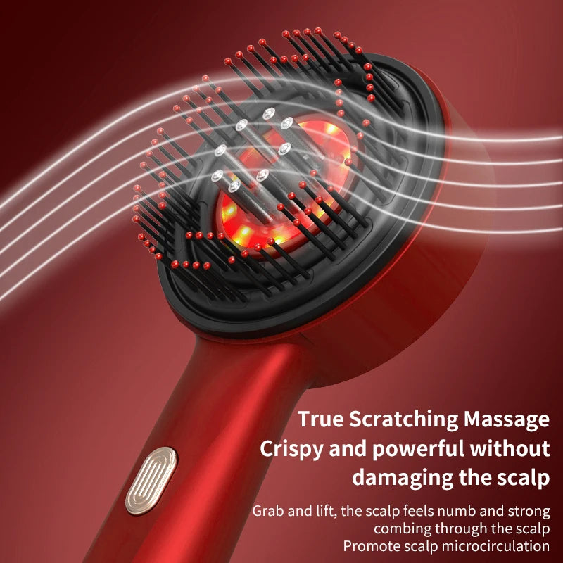 LUXE LINE Scalp Massage Comb with Red Light