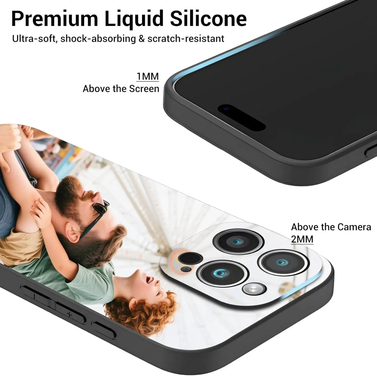 LUXE LINE Custom Matte Photo iPhone Case
