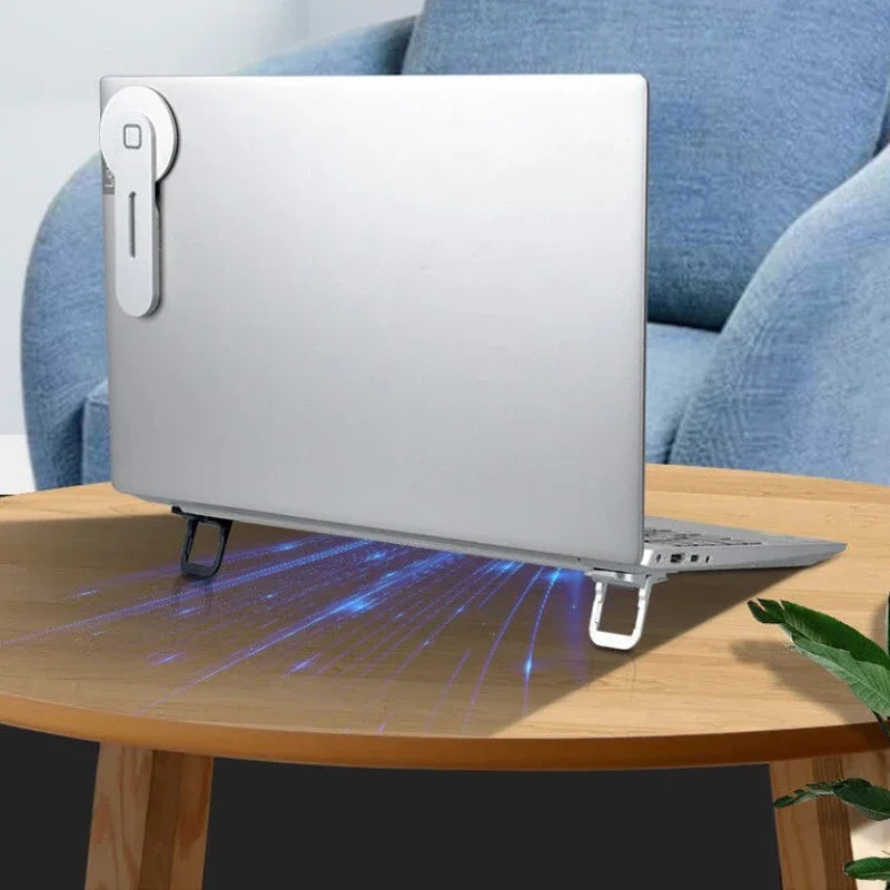 LUXE LINE Mini Foldable Laptop Stand & Keyboard Riser (2-Pack)