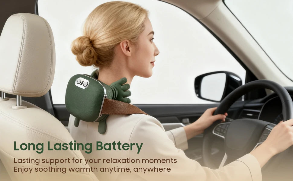 Hand Neck Massager with Finger Shoulder and Neck with Hand Bionic Heated Massager Shoulder & Cervical Relie Relax Muscle Tension