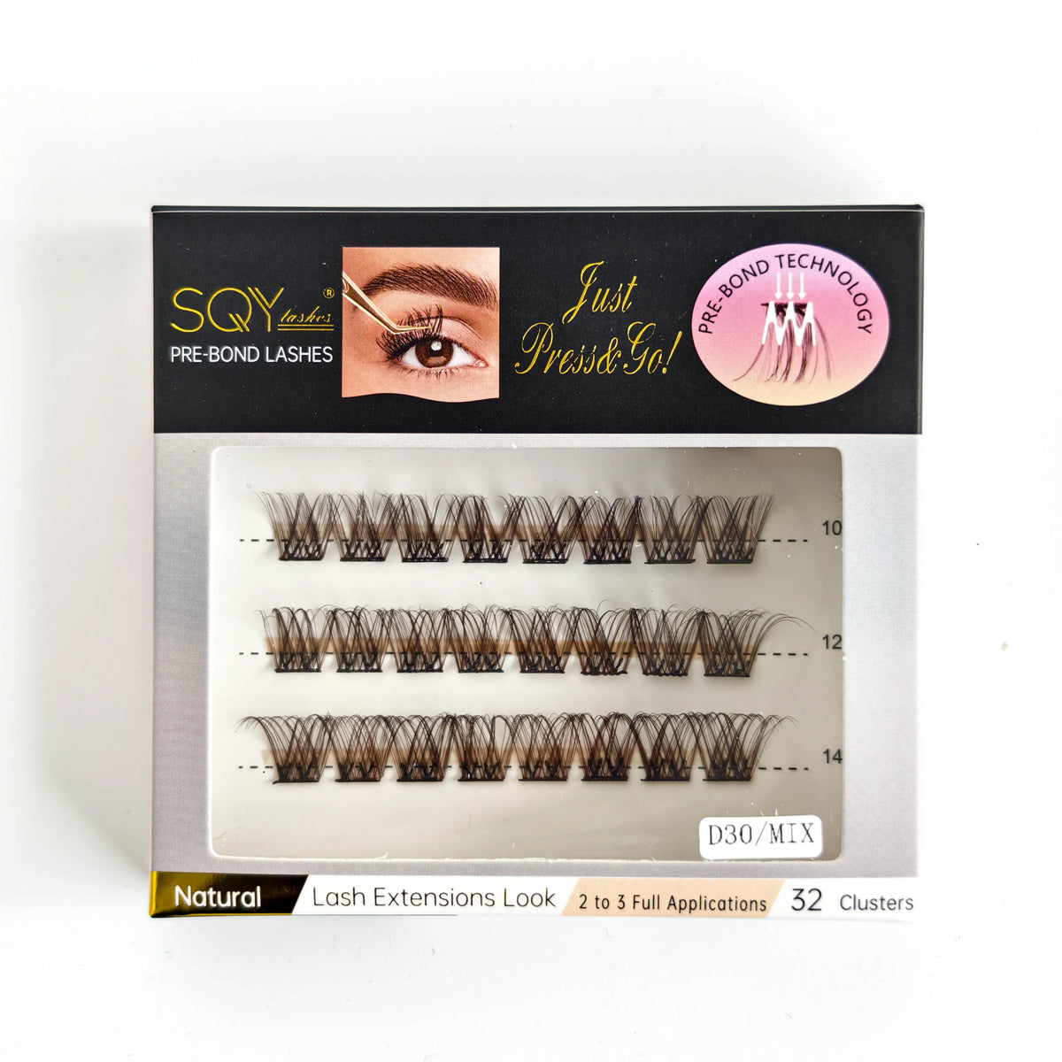 Press-On Self-Adhesive Lash Clusters | Luxe Line Shop
