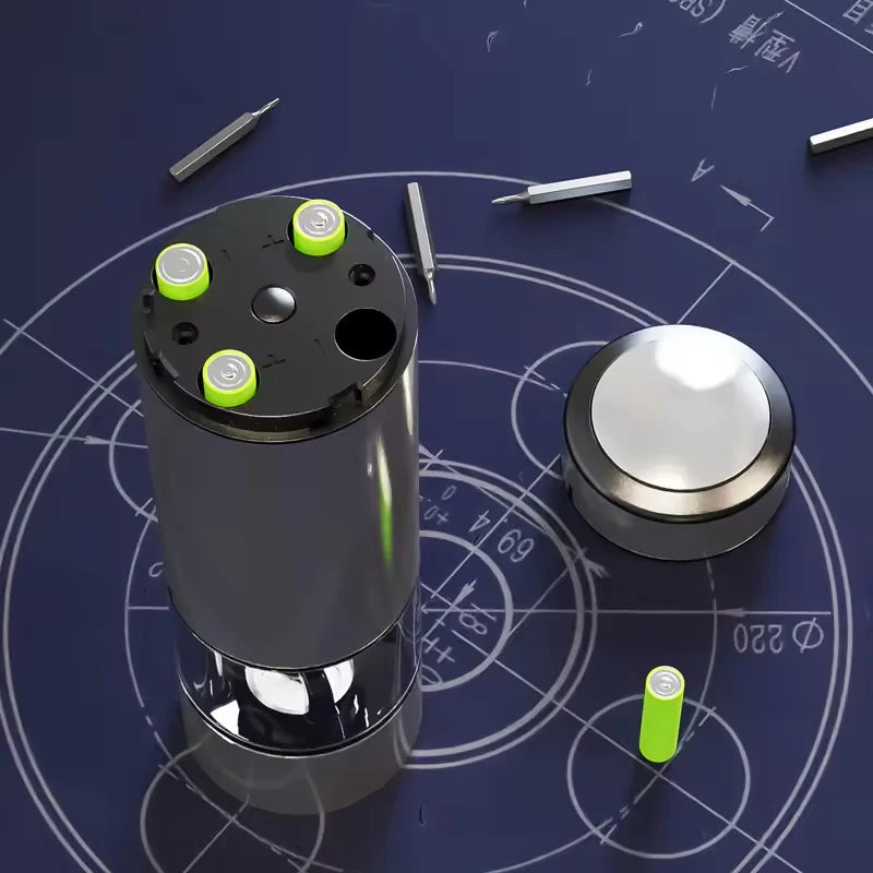 Electric Salt & Pepper Grinder Set with LED