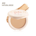 FOCALLURE Matte Pressed Powder Cosmetics Waterpoof Oil-control 24 Hours Long Lasting Smooth Face Makeup Setting Compact Powder