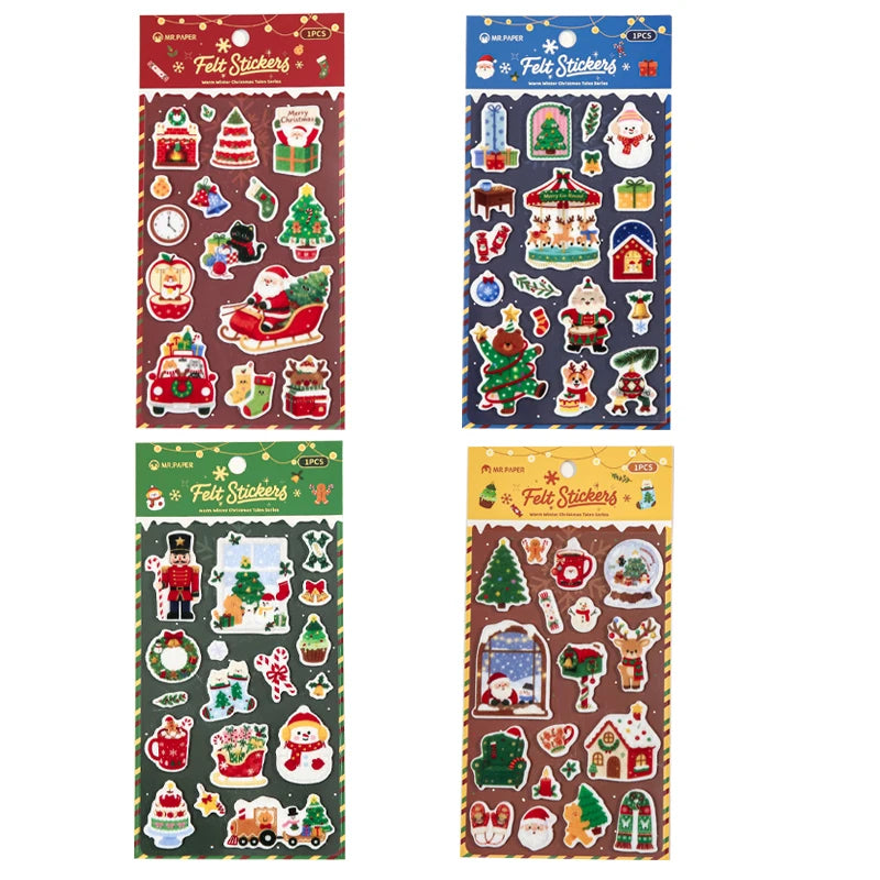 Christmas Theme Stickers Set
