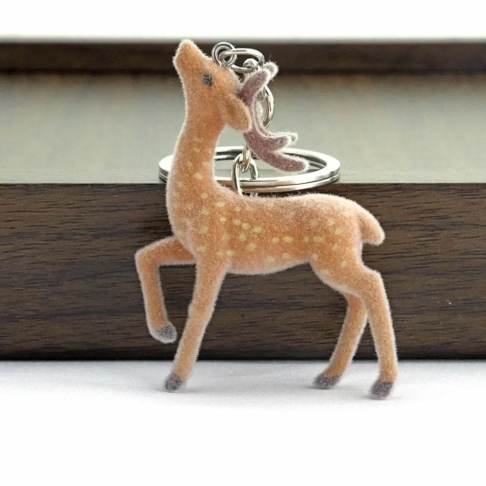 LUXE LINE Cute Deer Phone Charm Keychain