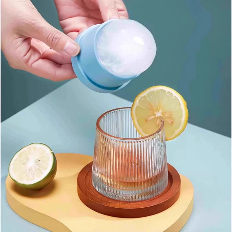 Slow-Melt Spherical Ice Ball Mold Tray