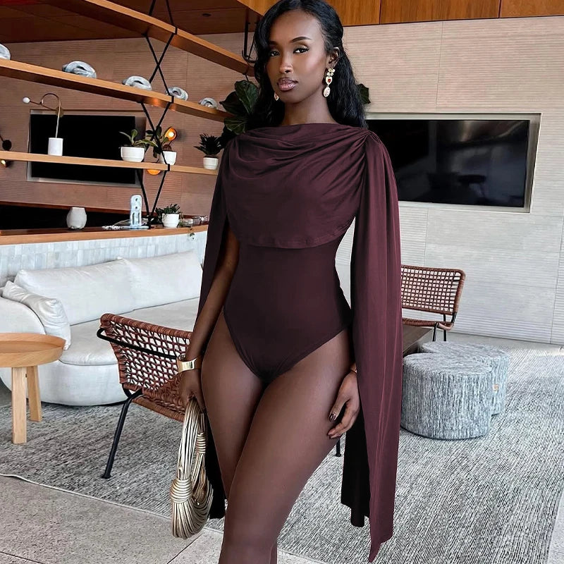 Hugcitar Ruched Bodysuit Romper