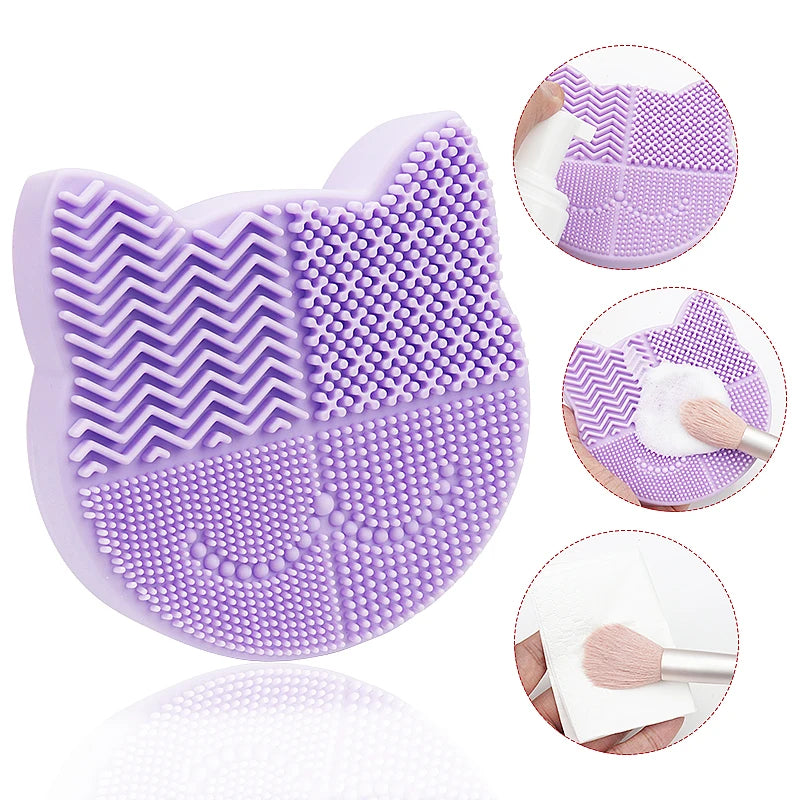 LUXE LINE Silicone Makeup Brush Cleaning Storage Box