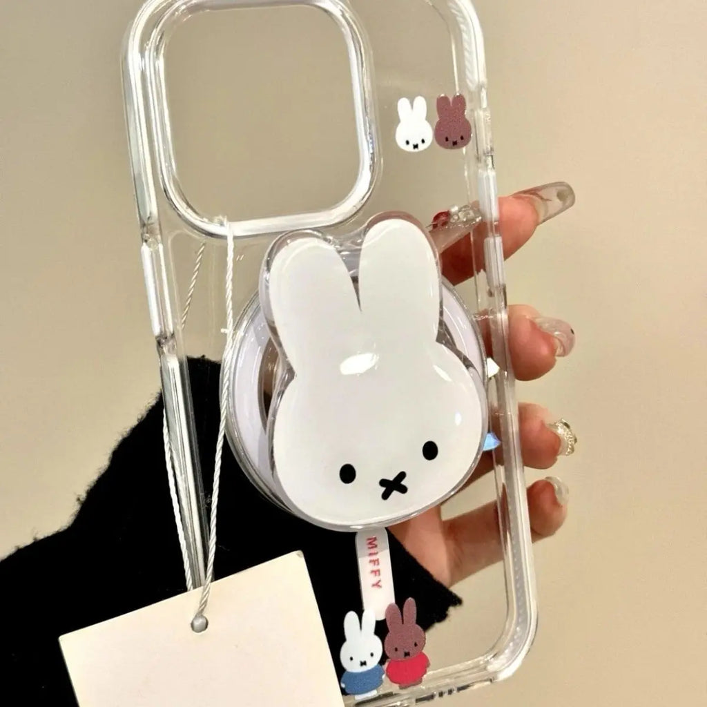 LUXE LINE Kawaii Miffy Rabbit Magnetic Phone Stand