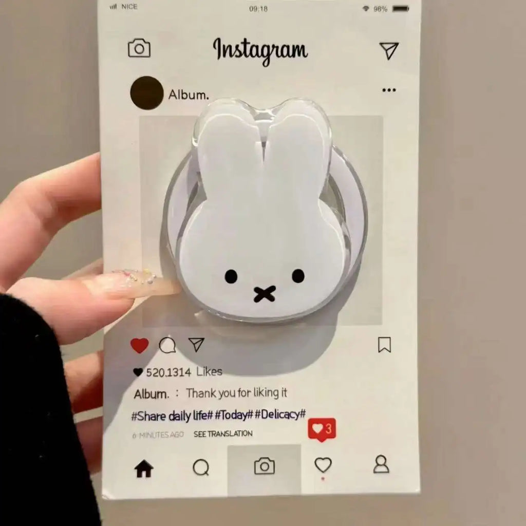 LUXE LINE Kawaii Miffy Rabbit Magnetic Phone Stand