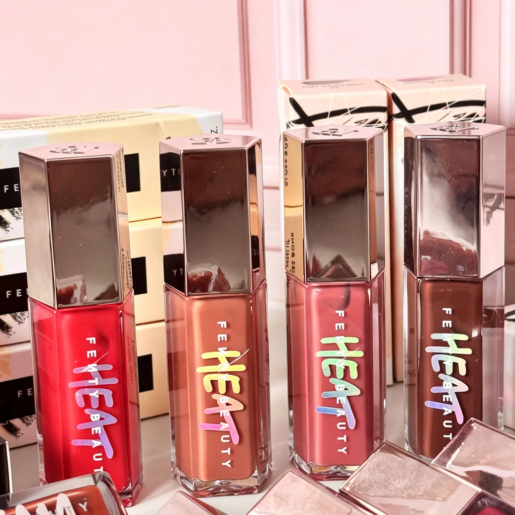 LUXE LINE Fenty Beauty Multicolored Lip Gloss & Contour Makeup Set