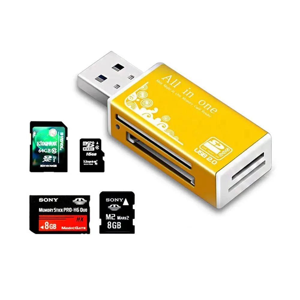 LUXE LINE 2-in-1 USB 3.0 Card Reader – MiniSD, TF & Flash Drive Adapter