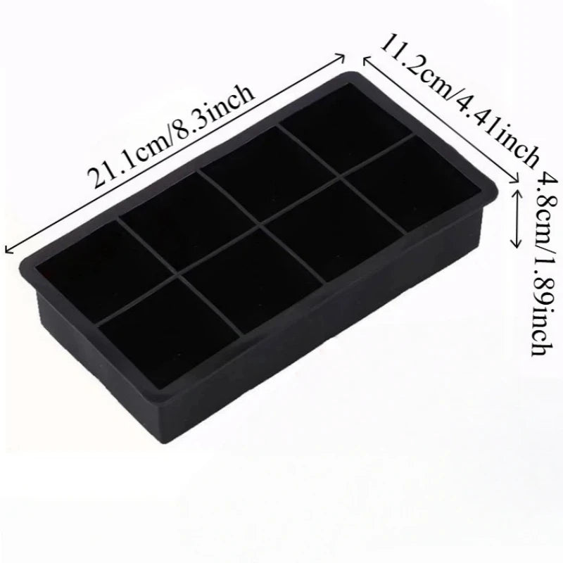 Slow-Melt Spherical Ice Ball Mold Tray