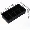 Slow-Melt Spherical Ice Ball Mold Tray