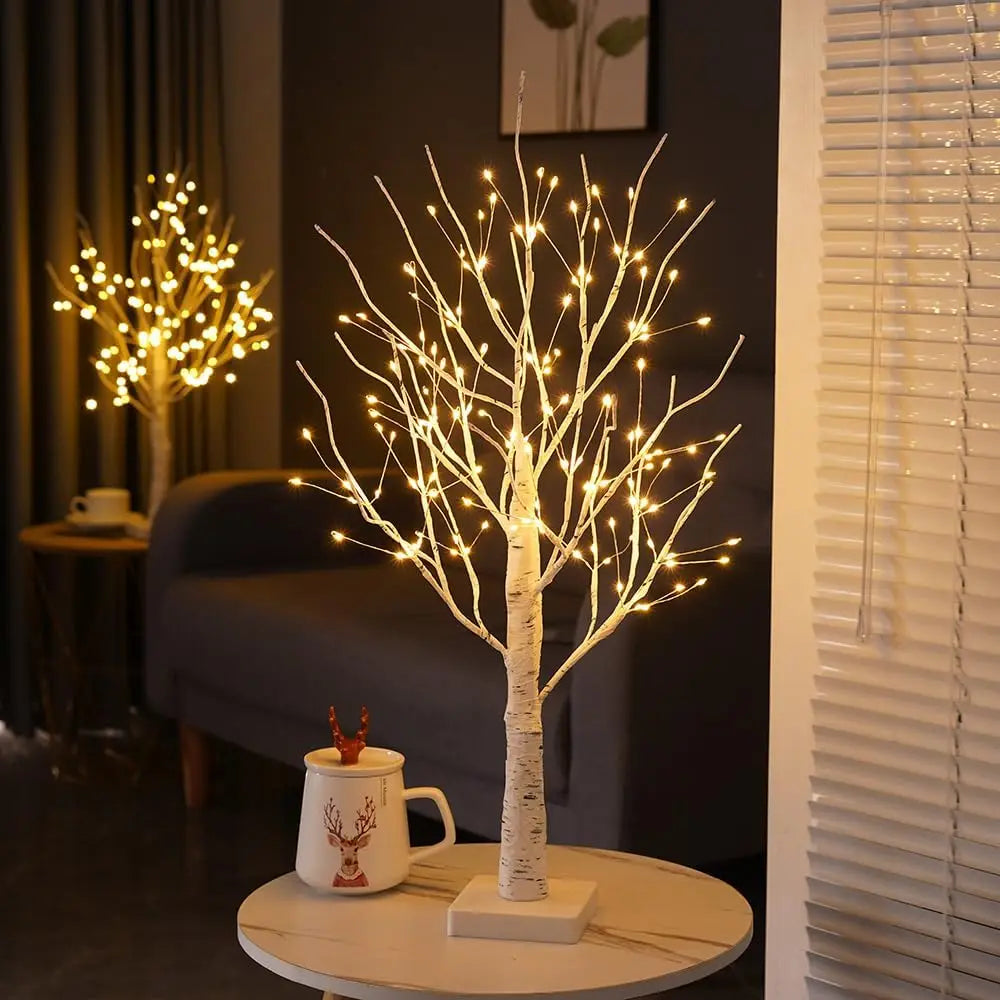 Christmas Birch Tree LED Light Decoration