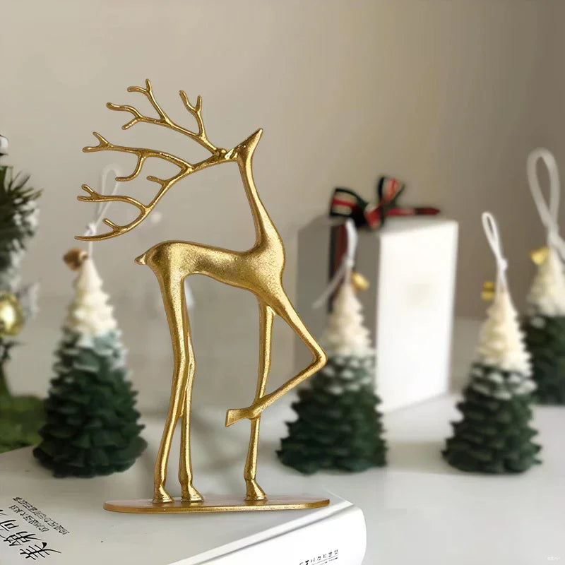 Reindeer Christmas Decor Figurine