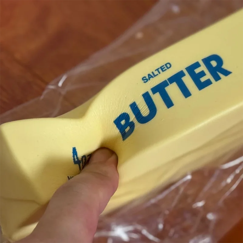 Butter Stick Cheese Squishy Fidget Toy
