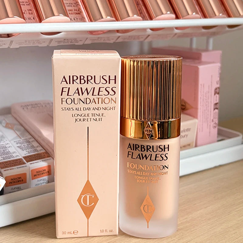 LUXE LINE Charlotte 4-Color Liquid Foundation & Air Cushion – Micro Light Concealer