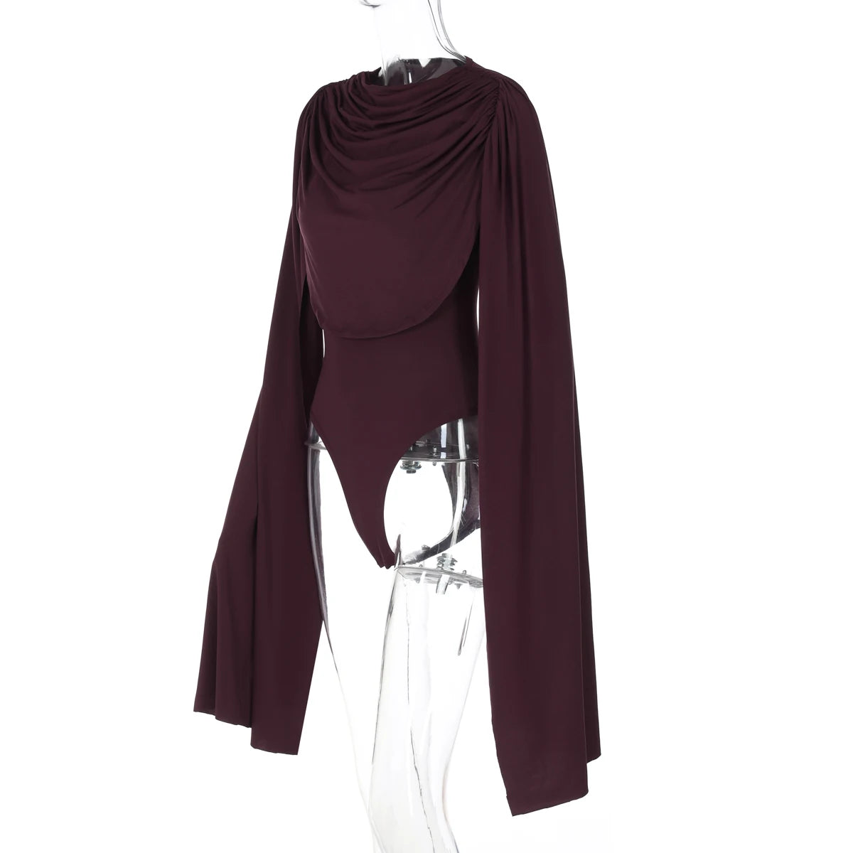 Hugcitar Ruched Bodysuit Romper
