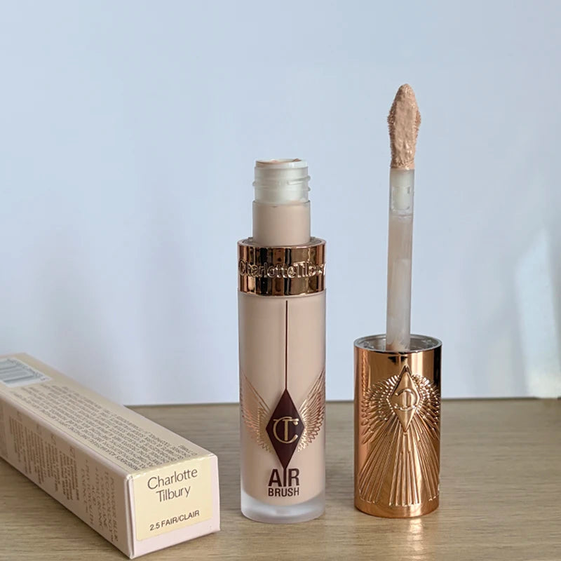 LUXE LINE Charlotte 4-Color Liquid Foundation & Air Cushion – Micro Light Concealer