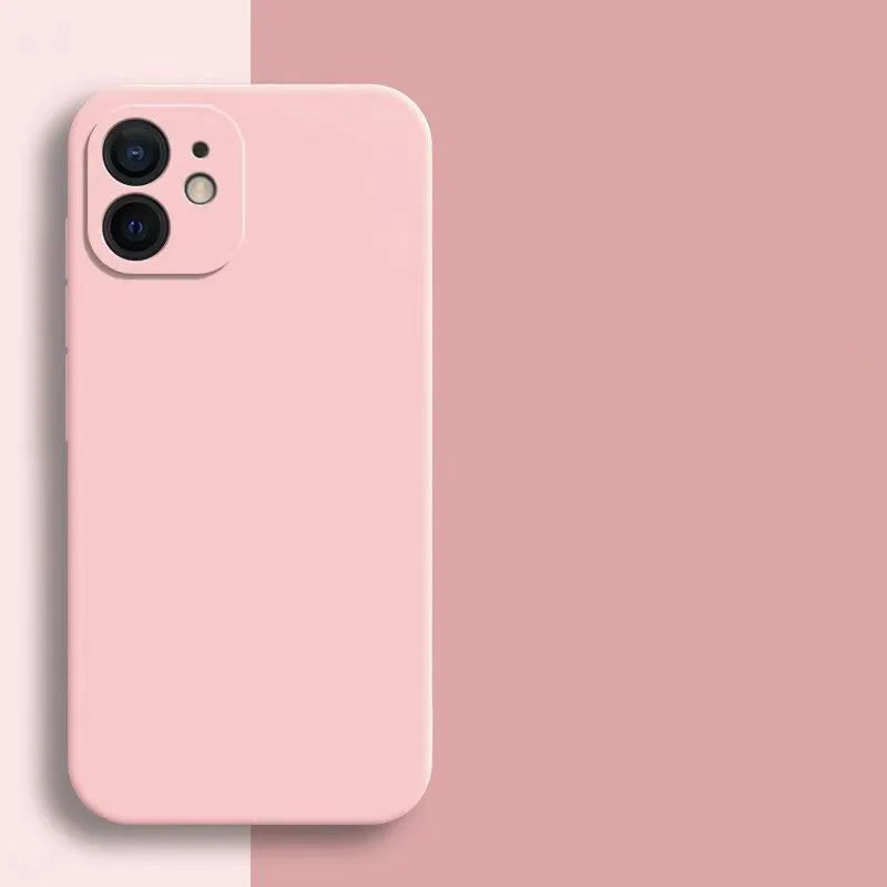 LUXE LINE Candy Color Silicone Shockproof iPhone Case