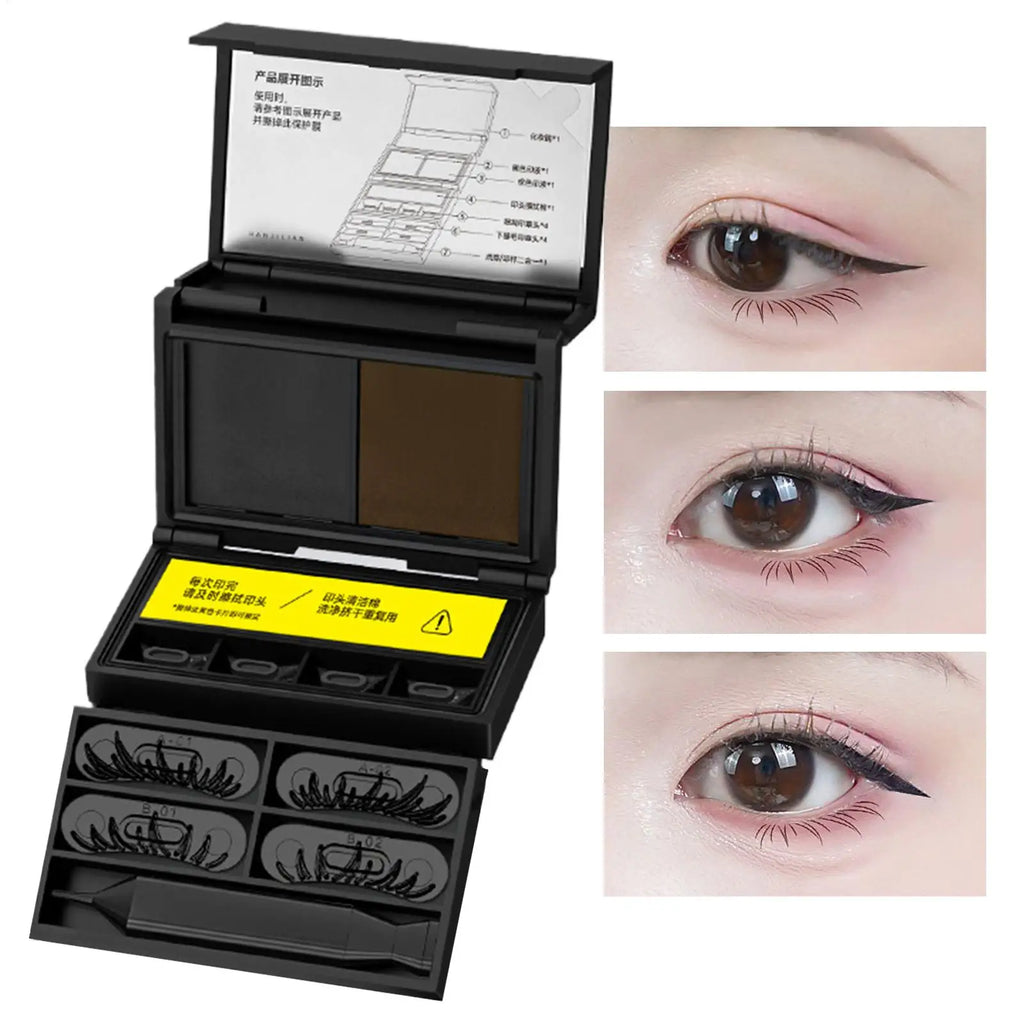 Eye Makeup Stamp Pen Set – Black Box | Luxe Line