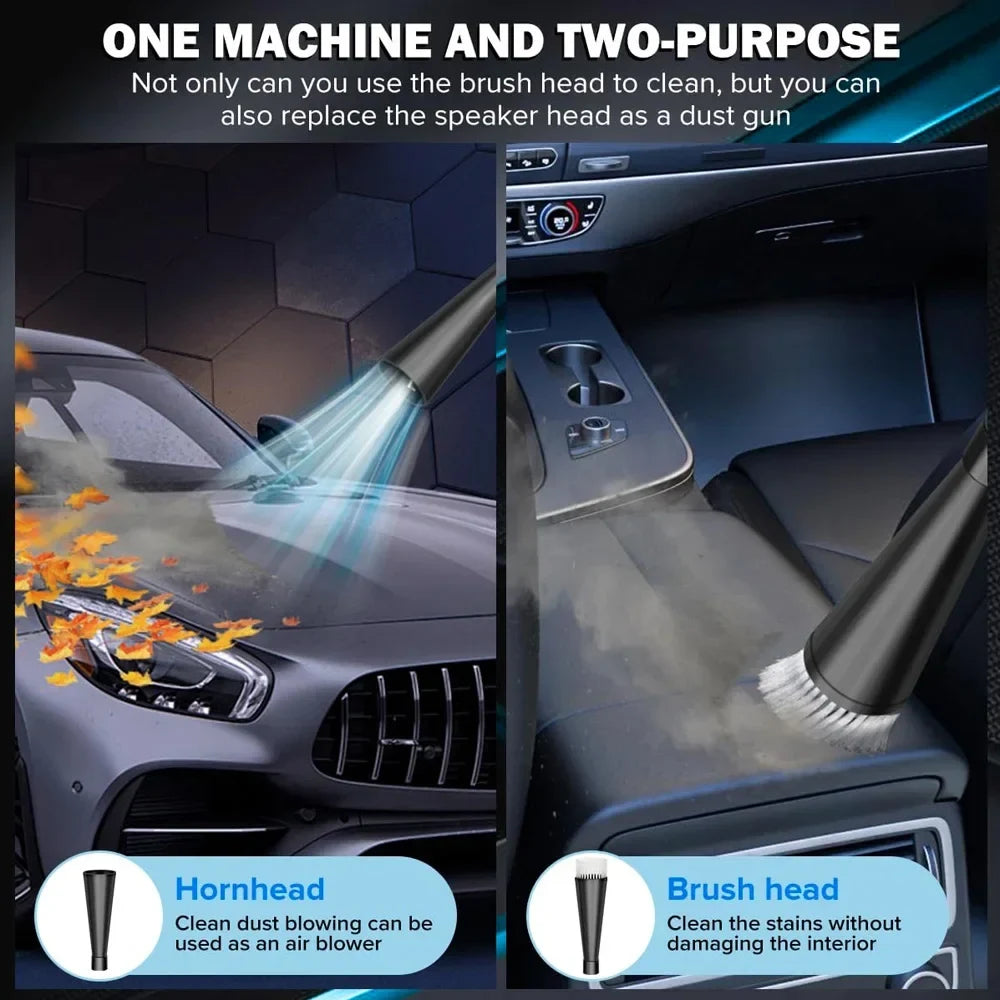 Car Cleaning Gun High Pressure Air Blow Gun Car Detailing Dry Washing Professional Car Interior Cleaning Tools