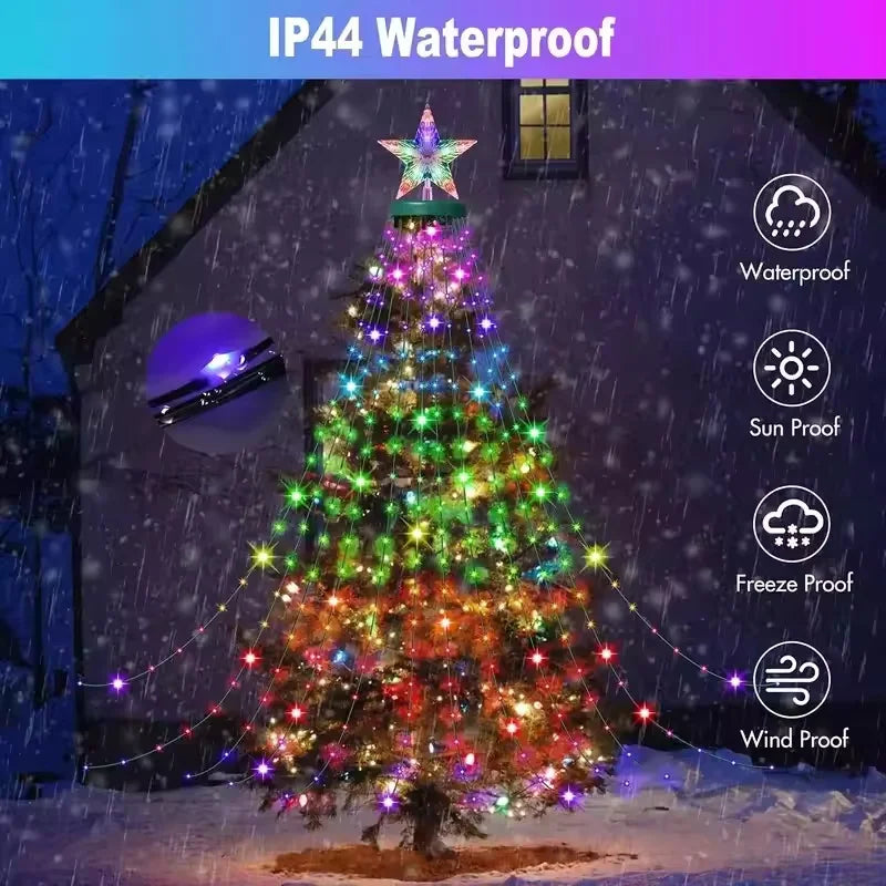400-LED Smart RGB Christmas Tree String Lights