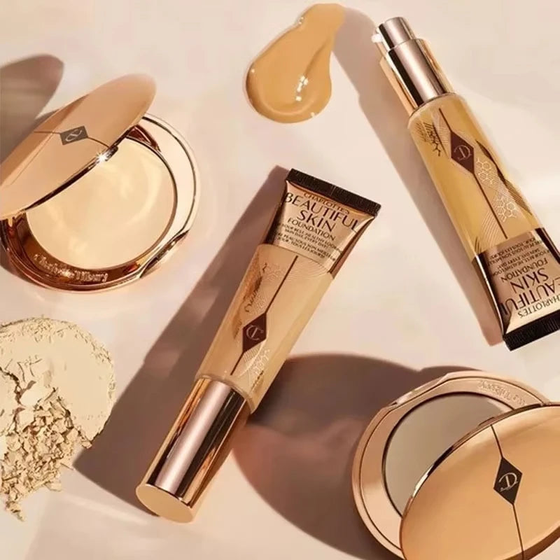 LUXE LINE Charlotte Tilbury Foundation & Setting Spray – Flawless Makeup