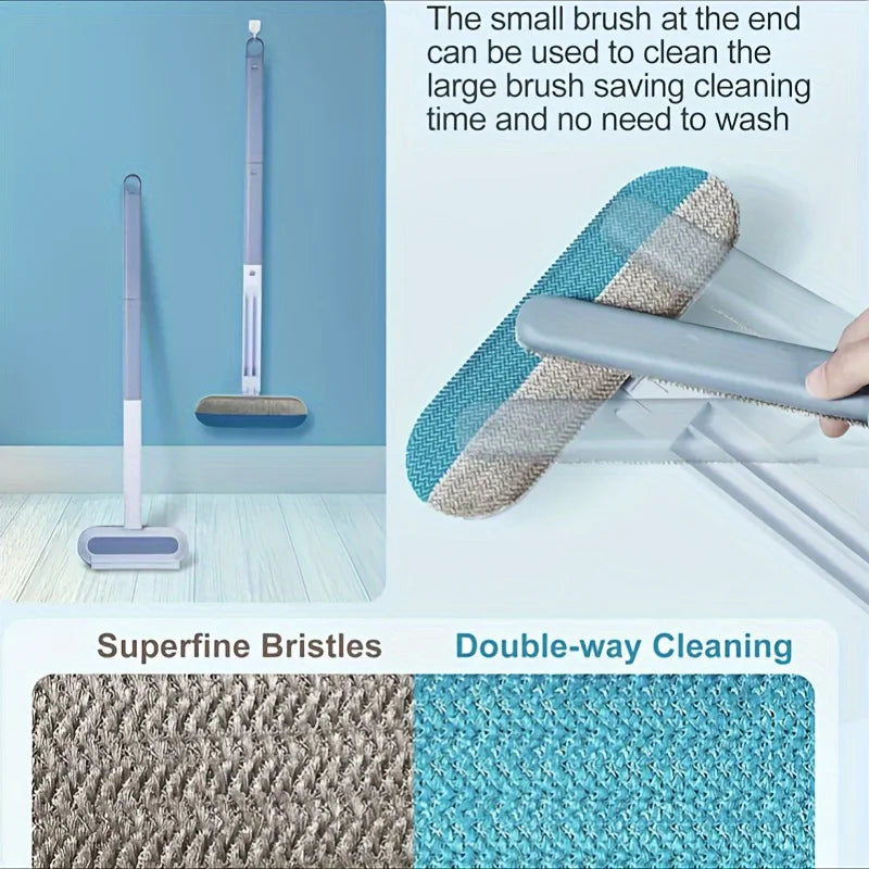Remover with Long Handle Multi-Functional Pet Hair, Durable Nylon Material,Perfect for Cleaning Cat and Dog Fur from Beds&Sofas