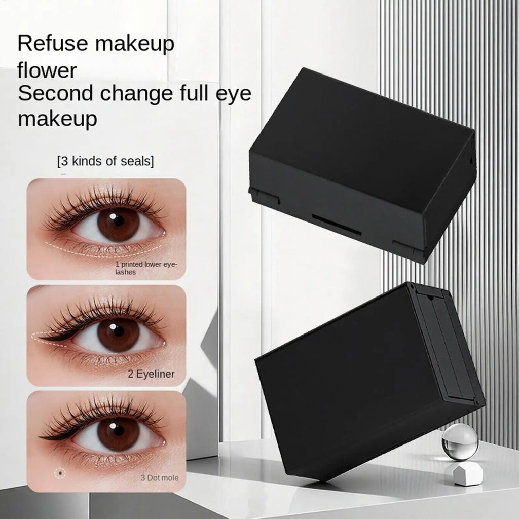 Eye Makeup Stamp Pen Set – Black Box | Luxe Line