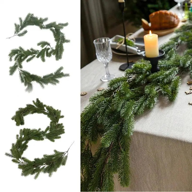 Christmas Pine Garland Real Touch