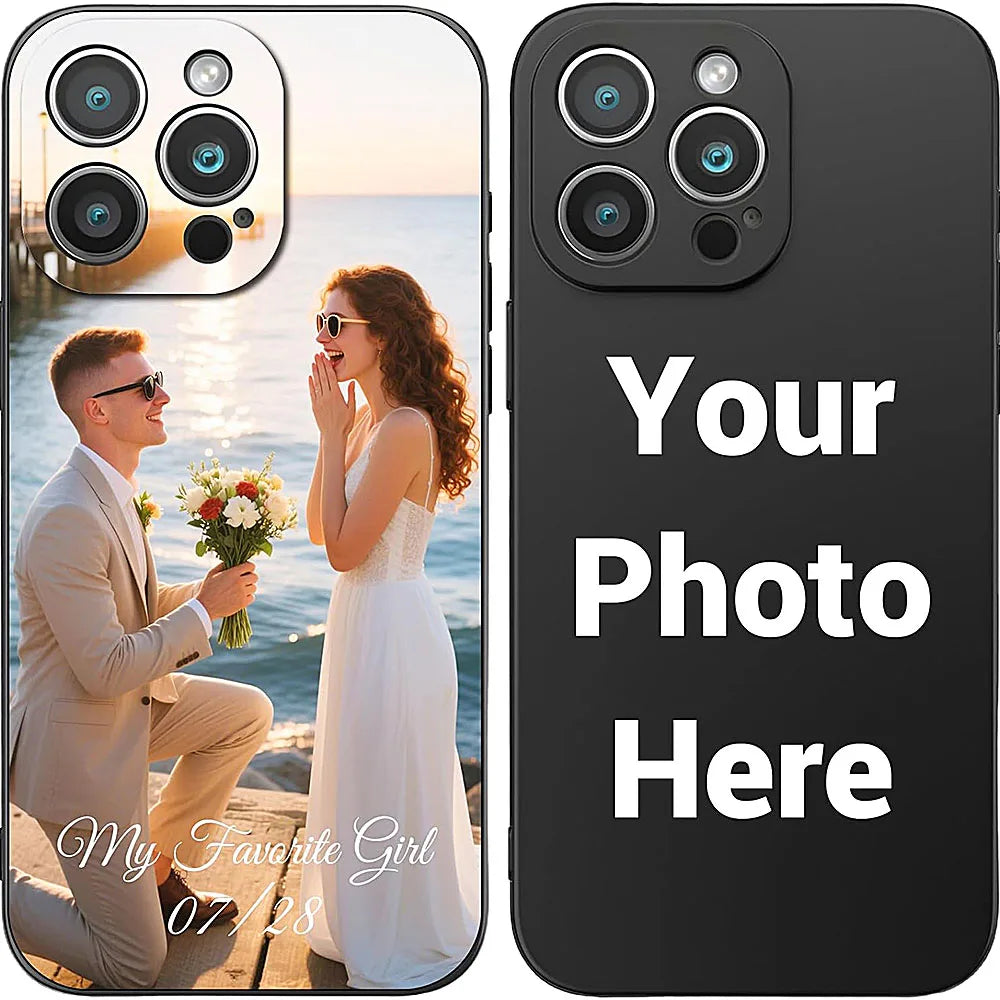 LUXE LINE Custom Matte Photo iPhone Case