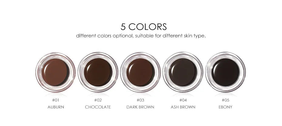 LUXE LINE Focallure Eyebrow Gel Cream — Waterproof Long-Lasting Brow Setter