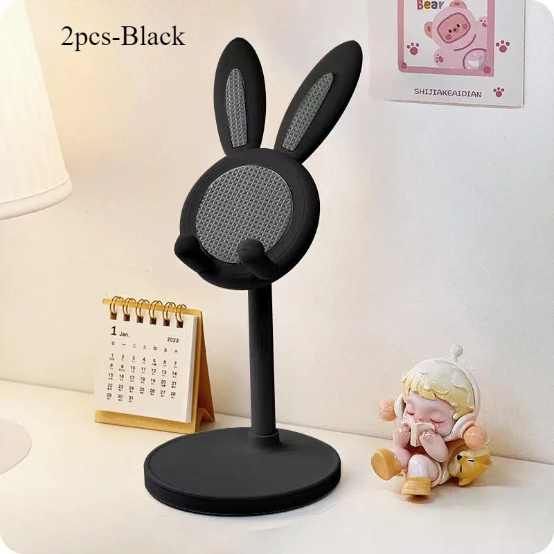LUXE LINE Cute Rabbit Adjustable Desktop Phone Stand