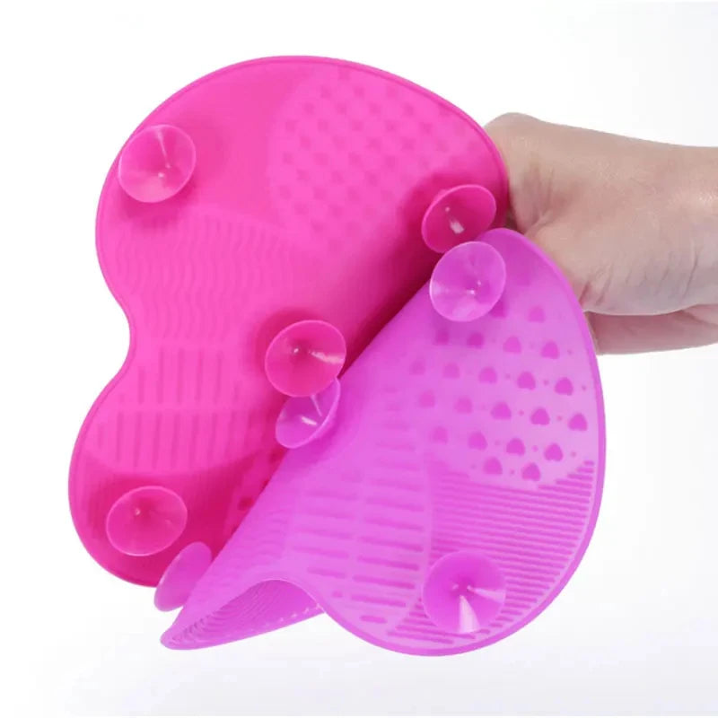 LUXE LINE Silicone Makeup Brush Cleaner Gel & Scrubber Pad