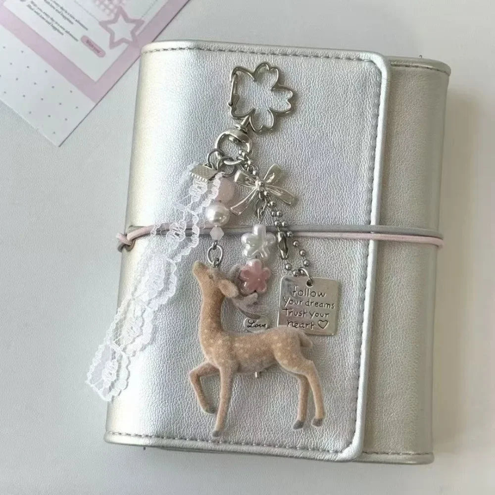 LUXE LINE Cute Deer Phone Charm Keychain