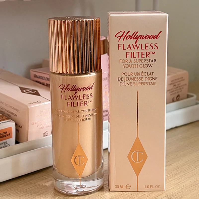 LUXE LINE Charlotte 4-Color Liquid Foundation & Air Cushion – Micro Light Concealer