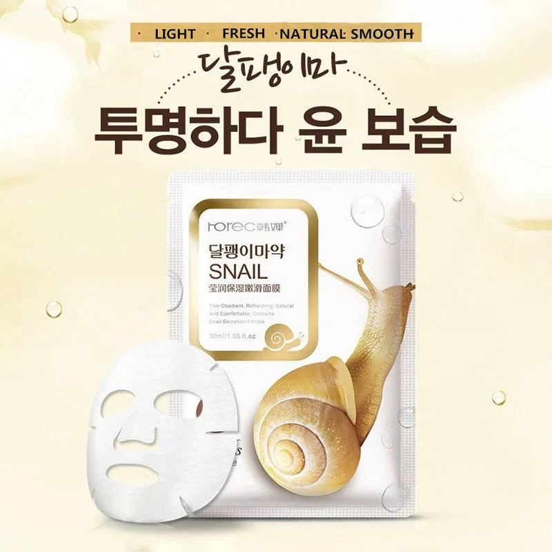 Snail Anti-Wrinkle Moisturizing Sheet Mask