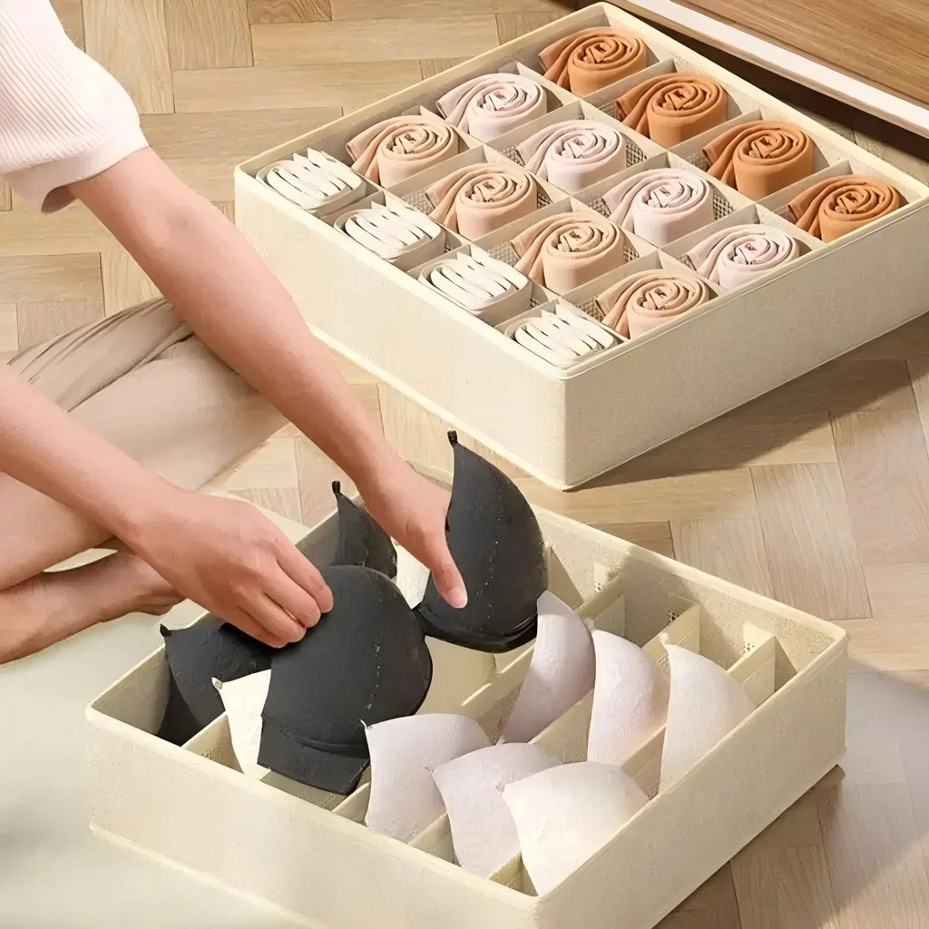 LUXE LINE Cabinet Drawer Organizer – Underwear, Bras & Socks Storage Box