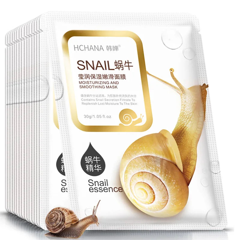 Snail Moisturizing Anti-Aging Face Mask Set