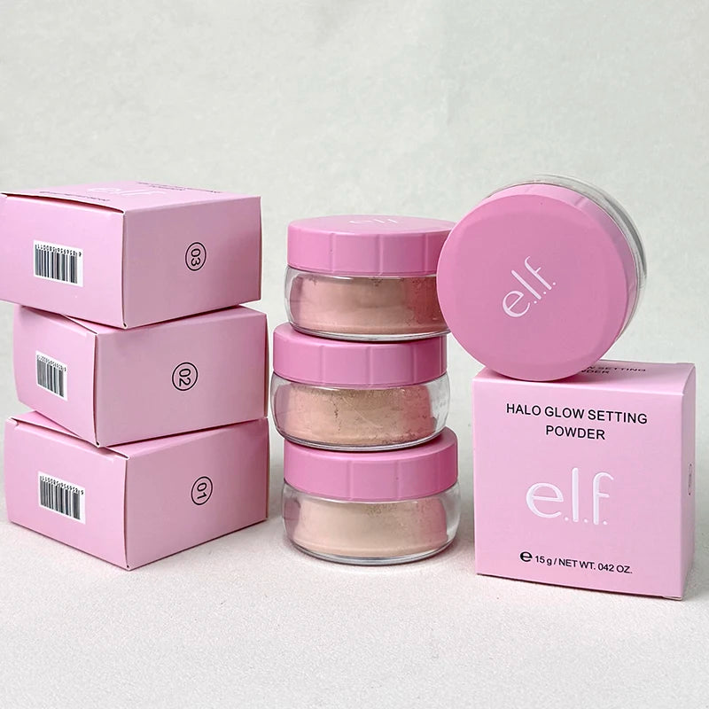 LUXE LINE Elf Setting Powder – Matte Oil Control Honey Powder & Lip Gloss